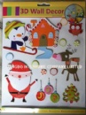 3D christmas sticker