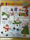 3D christmas sticker