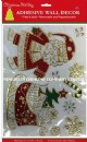 christmas pop up sticker with gllitter