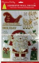 christmas pop up sticker with gllitter